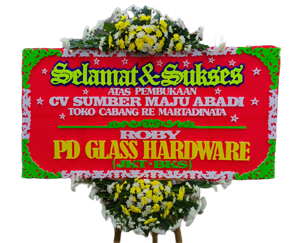 bunga ucapan sukses